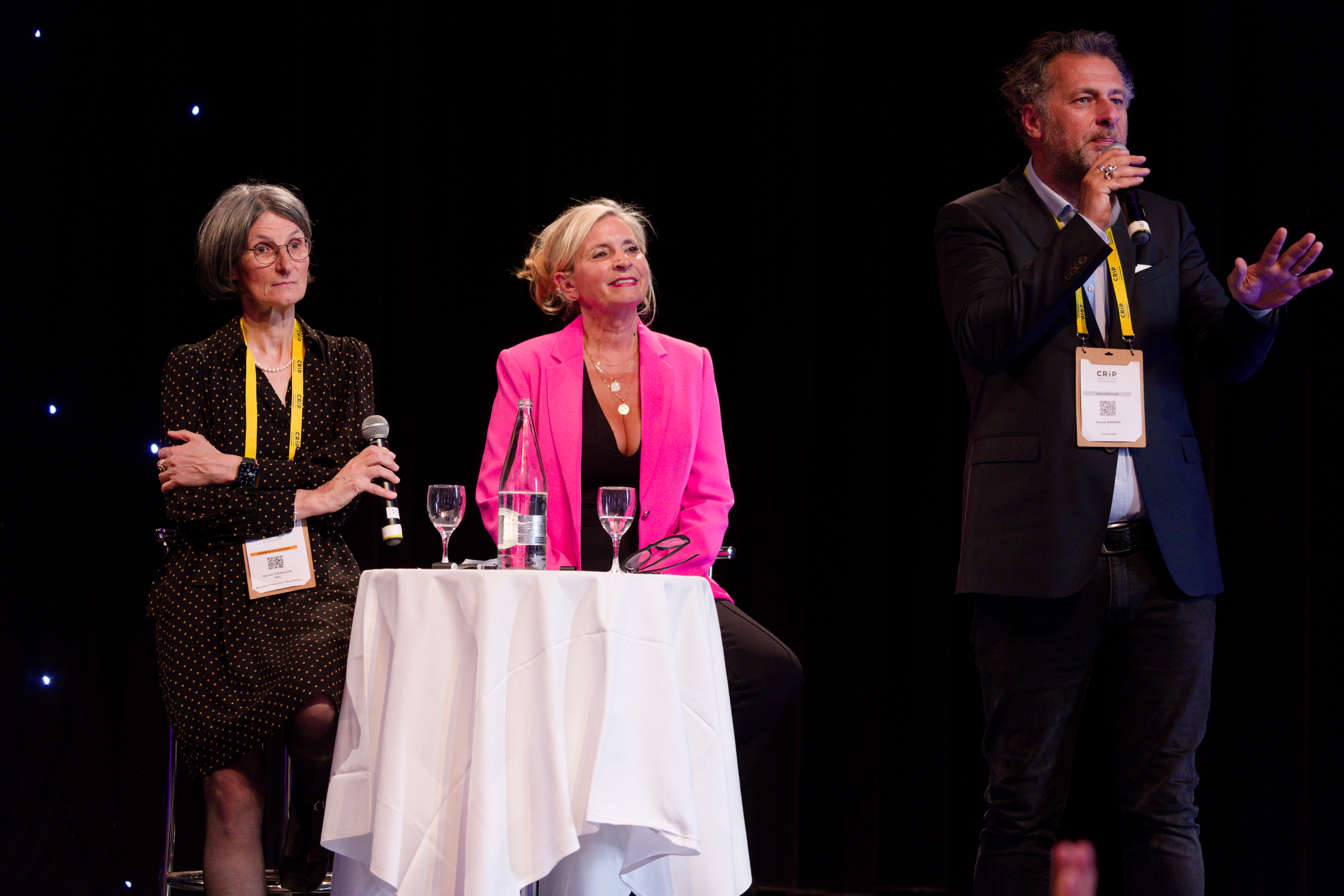 Nicole Granjon, Sylvie Roche et David Abiker