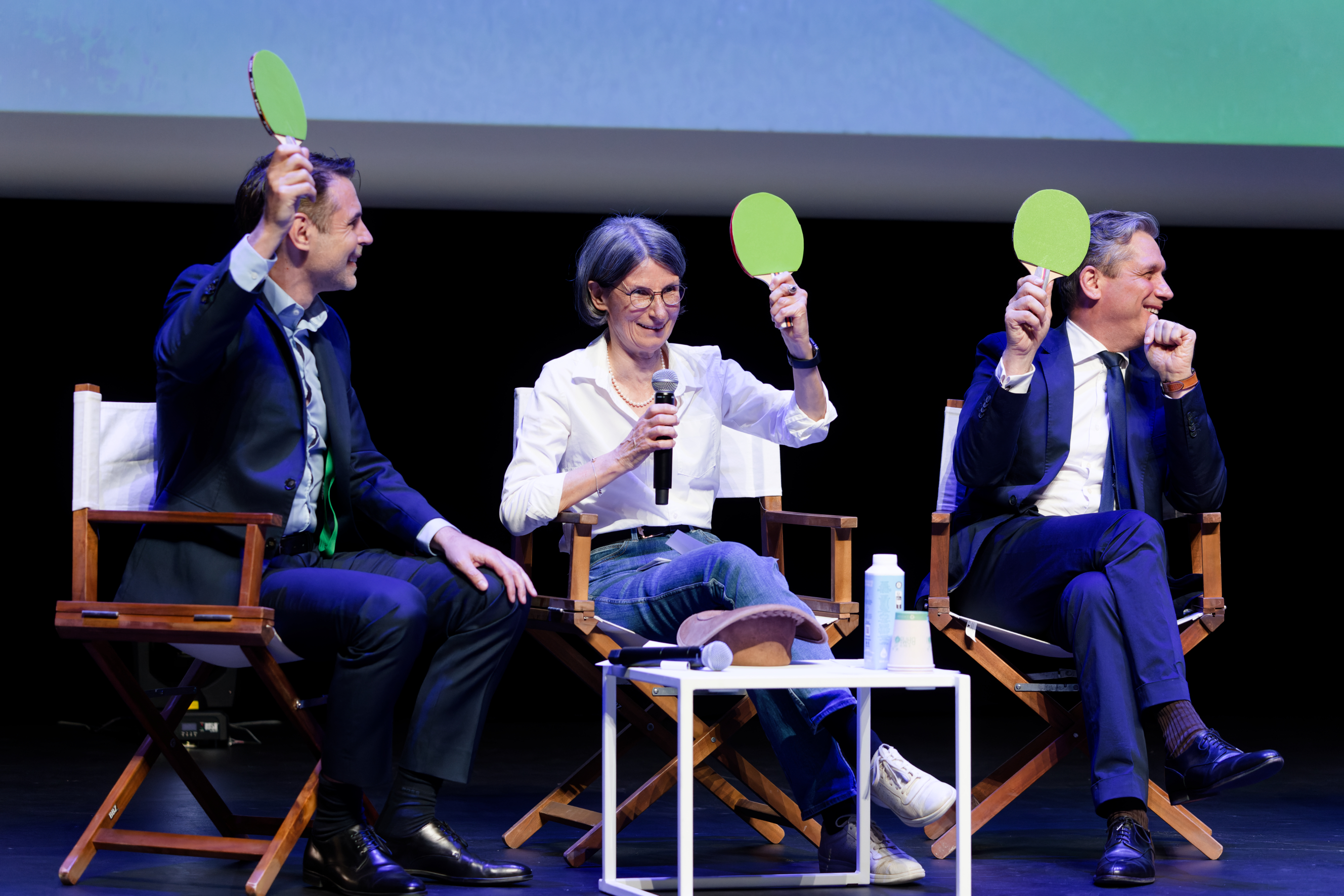 Table ronde ping-pong