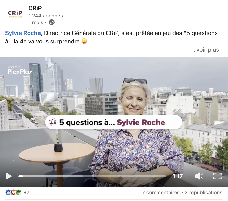 5 questions à Sylvie Roche